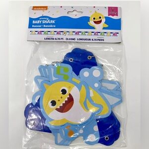 Nickelodeon Pinkfong Baby Shark Happy Birthday Banner 6.75 feet